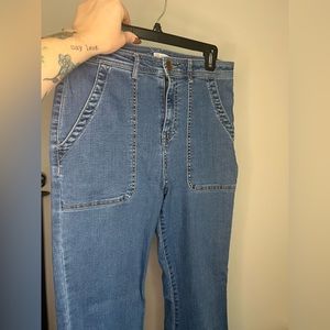 Knox Rose (Target) Flare / High Rise Jeans Cute Like New Size 10